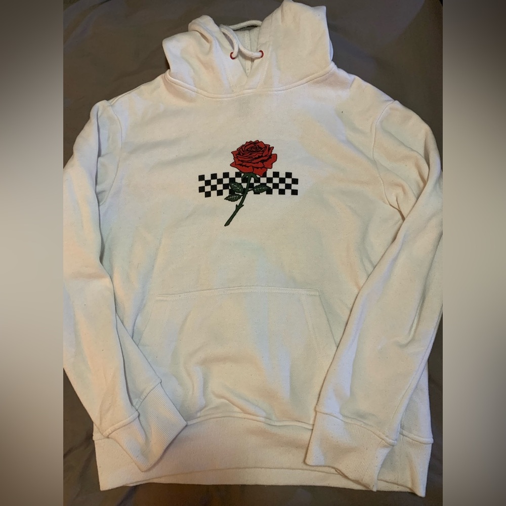 White hoodie